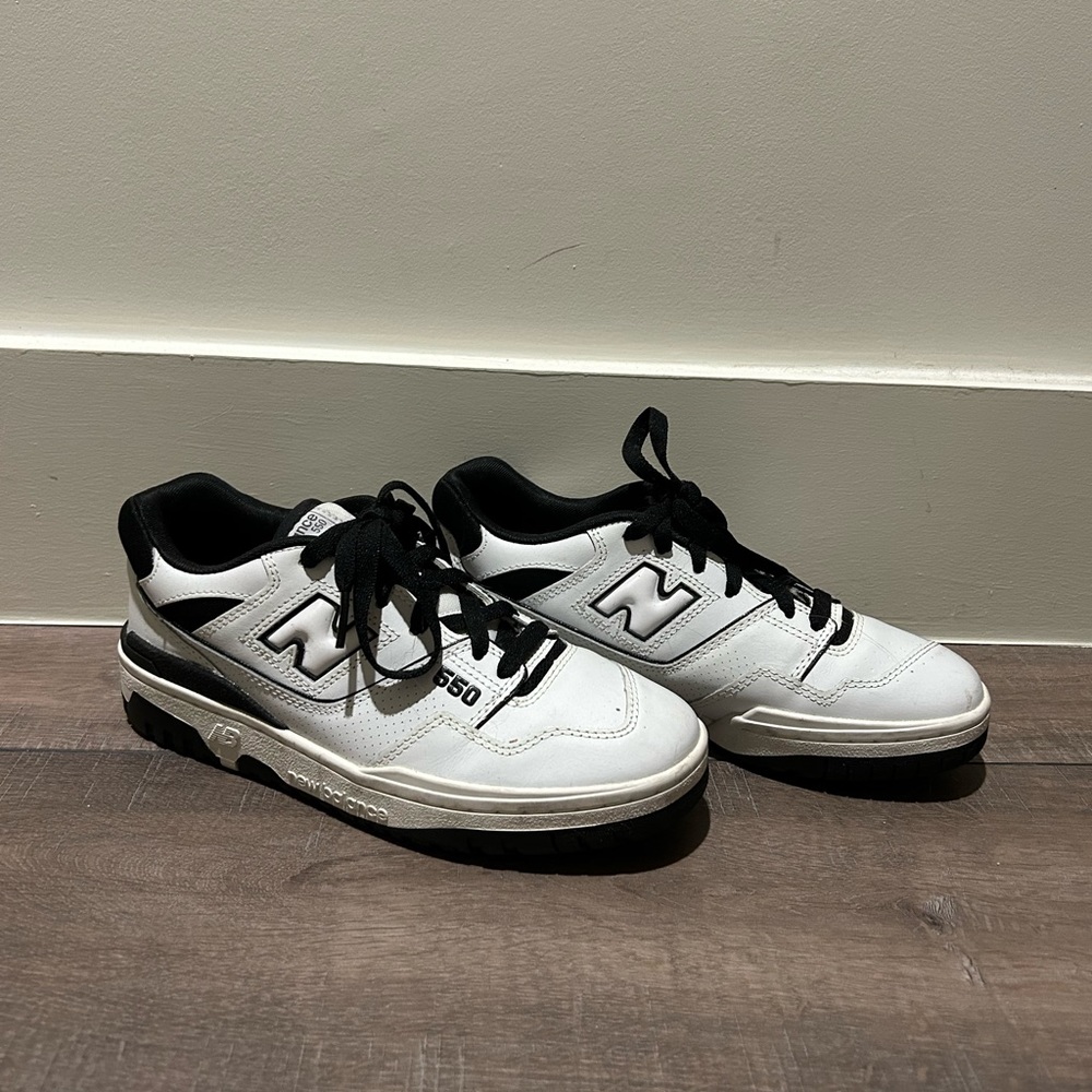 New Balance 550 Black White Sneakers